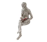 Figurine de femme lisant en résine, dame lisant innovante en forme de cellulose, ornements de bibliothèque pour la décoration intérieure
