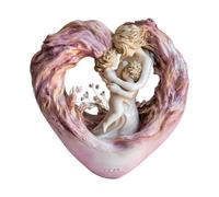 Figurine de fête des mères, décoration de table créative en résine, statue sentimentale de mère et d'enfant, décoration d'intérieur, cadeau pour bureau, étagère ou affichage mural le jour