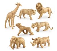 Figurine De Forêt Sauvage En Pvc, 7 Pièces, Jouet Éducatif, Cadeau D'anniversaire Pour Enfant