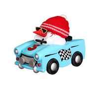 Figurine de fumeur bonhomme avec trabi, hauteur 10 cm, Erzgebirg.. SV 19100 neuf