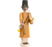 Figurine de fumeur chef de facteurs, hauteur 32 cm, Erzgebirge originale de S...