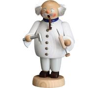 Figurine de fumeur dentiste, hauteur 18 cm, Erzgebirge originale de Seiffener...