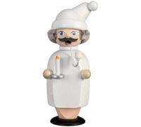 Figurine de fumeur endormi, hauteur 15 cm, Erzgebirge originale de Seiffener ...