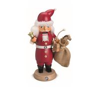 Figurine de fumeur et casse-noisette Père Noël, hauteur 27 cm, Erzgebirge ori...