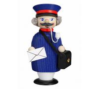 Figurine de fumeur facteur, hauteur 25 cm, Erzgebirge originale .. SV 12269 neuf