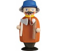 Figurine de fumeur homme qui fait du bois de chauffage, hauteur .. SV 12256 neuf