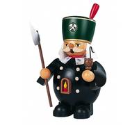 Figurine de fumeur mineur, hauteur 14 cm, Erzgebirge originale d.. MU 16016 neuf