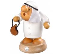 Figurine de fumeur Mullerchen arabe, hauteur 16 cm, Erzgebirge o.. MU 16450 neuf