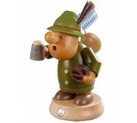 Figurine de fumeur Mullerchen bavaroise, hauteur 16 cm, Erzgebir.. MU 16478 neuf