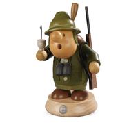 Figurine de fumeur Mullerchen forestier, hauteur 16 cm, Erzgebirge originale ...