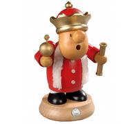 Figurine de fumeur Mullerchen roi, hauteur 16 cm, Erzgebirge originale de Mul...