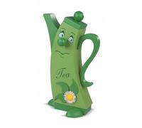 Figurine de fumeur théière moderne, hauteur 21 cm, Erzgebirge or.. MU 16592 neuf