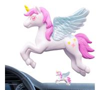 Figurine de gâteau de cheval - Décoration de gâteau d'anniversaire en forme de cheval de dessin animé, petit gâteau de mariage à corne unique avec ailes | Adorable décoration de gâteau de cheval pour