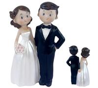 Figurine de Gâteau de Mariage,Décoration de gâteau pour couple de mariés,figurines de marié,gâteau d'amour romantique pour anniversaire,mariage,Saint-Valentin,décoration de voiture