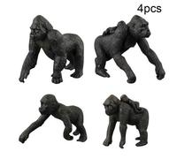 Figurine De Gorille Sauvage, Modèle Solide, Jouet Éducatif Pour Enfants, Petits Cadeaux Pour Étudiants
