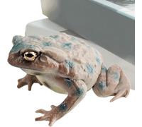 Figurine de grenouille réaliste - Miniature décorative robuste et durable en PVC - Jouet éducatif amusant pour enfants - Statue d'amphibie mignonne de la collection de classe | Décoration interactive