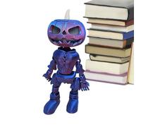 Figurine de imprimée en 3D - Figurines miniatures de | Impression 3D pour décoration de paysage d'Halloween, pièce maîtresse de table, figurine de lanterne citrouille