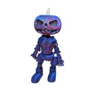 Figurine de imprimée en 3D, membres mobiles, jolie de | Dessus de table pour décoration de paysage d'Halloween, pièce maîtresse de table, figurine de lanterne citrouille