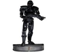 Figurine de Iron Studios The Mandalorian - Dark Trooper Art Scale 1/10 Noir G