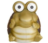 Figurine de jardin avec lampe solaire grenouille - ProGarden - Marron - Hauteur 11 cm