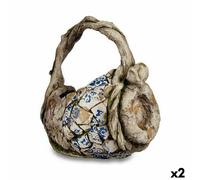 Figurine de jardin décorative Vase en résine polyester 23,5 x 35 x 31 cm (2 pièces)