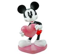 Figurine de jardin Mickey Mouse en Love - Figurine décorative sous licence officielle Disney - 20 x 13 cm - Décoration de jardin Disney résistante aux intempéries - En polyrésine pour jardin, balcon