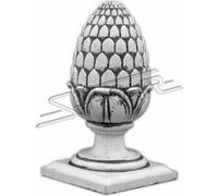 Figurine de jardin Pierre Déco Jardin Colonne Sculpture Design Fleur Abstraite Nouveau