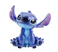 Figurine de jardin Stitch Lilo & Stitch Assise avec oreilles en haut (20 cm), figurine décorative multicolore en polyrésine, sous licence Christmas Inspirations