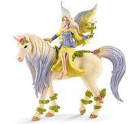 Figurine de jeu Bayala série Elf SCHLEICH Sera Fée avec fleur Licorne Blau G