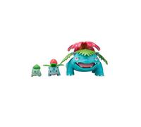 Figurine de jeu - JAZWARES - PKW2775 - Pack 3 figurines Bulbasaur - Tailles 2""/3""/12"" - Finition exclusive