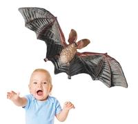 Figurine De Jouet Animal Chauve-souris Modèle De Chauve-souris En Caoutchouc Massif | Décoration D'halloween, Modèle De Mammifère Réaliste, Figurine Éducative Pour Les Tout-petits, Décoration De Maiso
