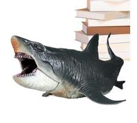 Figurine de Jouet de Requin - Grand modèle de Requin Blanc, Animal éducatif | Collection décorative pour l'apprentissage en Classe et la Vie Marine Studio Kids Jeu et activités à