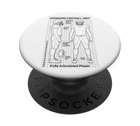 Figurine de Joueur de Football américain PopSockets PopGrip Adhésif