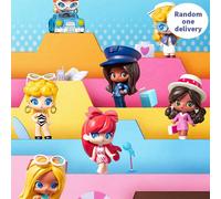 Figurine de la série Power Barbie en boîte surprise. Styles de carrières multiples et accessoires exquis en matériau PVC avec des détails riches. Idéal pour la décoration de bureau et la collection (1