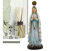 Figurine De La Vierge Marie | Figurine En Résine Sculpture Décoration | Statue De La Sainte Mère De Petite Taille,Pour La Maison La Table L Église L Étagère La Collection Chrétienne Maman Grand Mère