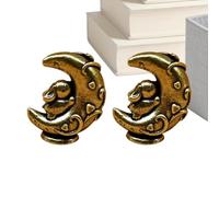 Figurine de lapin, jolie petite décoration d'intérieur - 2 pièces figurines de lapin décoration de table, pour salon, chambre, salle de bain, cuisine, bureau, ferme, cheminée, étagère, bureau