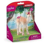 Figurine de Licorne Lama - Figurine Amusante et Durable aux Détails Brillants avec une Corne Brillante en Spirale - Pour Garçons et G