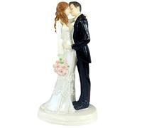 Figurine de Mariée et Marié, KNBMCAV Décoration Gâteau Mariage, Figurine de Mariée Marié dans Une, Mariage Décoration Gâteau, Couple de Mariés pour Gateau