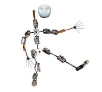 Figurine de Marionnette en Métal avec Mains et Crâne 12 cm-20 cm, Kits D'armature en Stop Motion à Faire Soi-Même pour la Conception de Personnages D'animation, la Fabrication D'argile,13CM