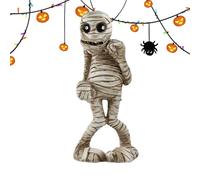 Figurine de momies d'Halloween, statue de momies d'Halloween | Décoration de table à la maison statues de momies artisanat en résine - Décorations de sculpture de momies en résine, petites figurines