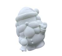 Figurine De Noël Non Peinte Tirelire Artisanat pour Les Économies De Vacances Décoration Boîte D'épargne Projet Artisanal Activité Artistique