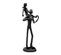 Figurine De Papa Fille - Sculpture Sentimentale En Métal Solide, Statue Commémorative De | Symbole D'amour De Thanksgiving, Cadeau Pour La Famille, Une Pièce D'affichage Décoratif, Œuvres D