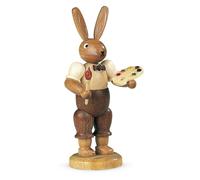 Figurine de Pâques Hasenmaler Nature Petit Hauteur 11cm Neuf Décoration