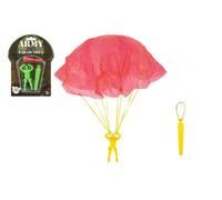 Figurine de parachutiste avec parachute volant 9 cm - mélange de couleurs