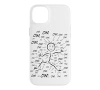 Figurine de Personnage Ow Ow Stick Comédie Douleur Chronique Coque pour iPhone 14 Plus