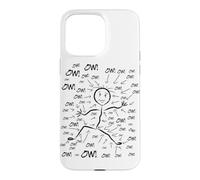 Figurine de Personnage Ow Ow Stick Comédie Douleur Chronique Coque pour iPhone 15 Pro Max