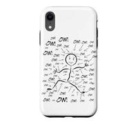 Figurine de Personnage Ow Ow Stick Comédie Douleur Chronique Coque pour iPhone XR
