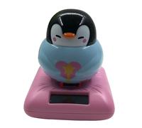 Figurine De Pingouin En Danse À Énergie Solaire, Jouet À Bascule, Ornement De Voiture, Maison
