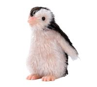 Figurine de pingouin en silicone - Matériau Durabar souple Design sculpté réaliste, image animale de dessin animé charmant, collection créative de pingouin miniature | Décoration pour table de bureau