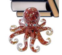 Figurine De Poulpe En Résine - Statue Du Tentacule Artistique, Décor Pour Animaux Marins Cristallins | Affichage Océanique Nautique, Ornement De Créatures Marines Décoratives, Sculpture Abstraite Pour